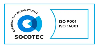SOC CI-H-ISO 9001-ISO 14001 Certification SOCOTEC pour les normes ISO 9001 et ISO 14001